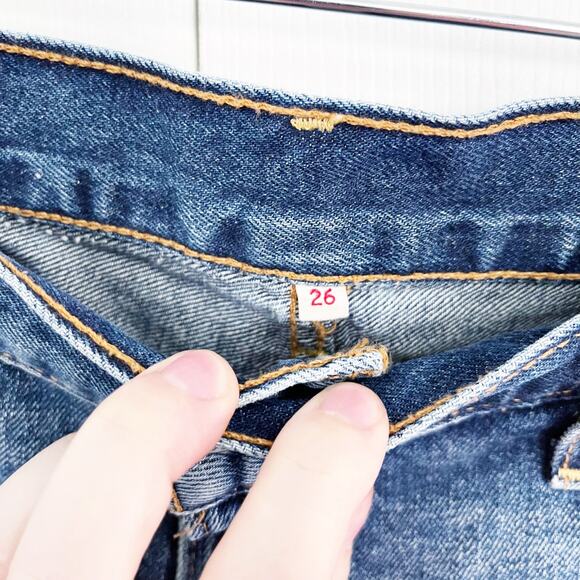 Levi's Cut-Off Denim Shorts - Picture 3 of 6